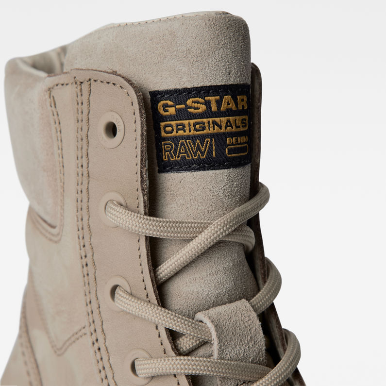 G-Star RAW® Noxer High Nubuck Stiefel Braun detail