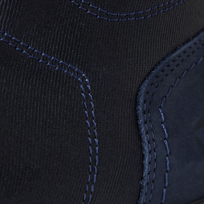 G-Star RAW® Bottines Noxer High Denim Bleu foncé fabric shot