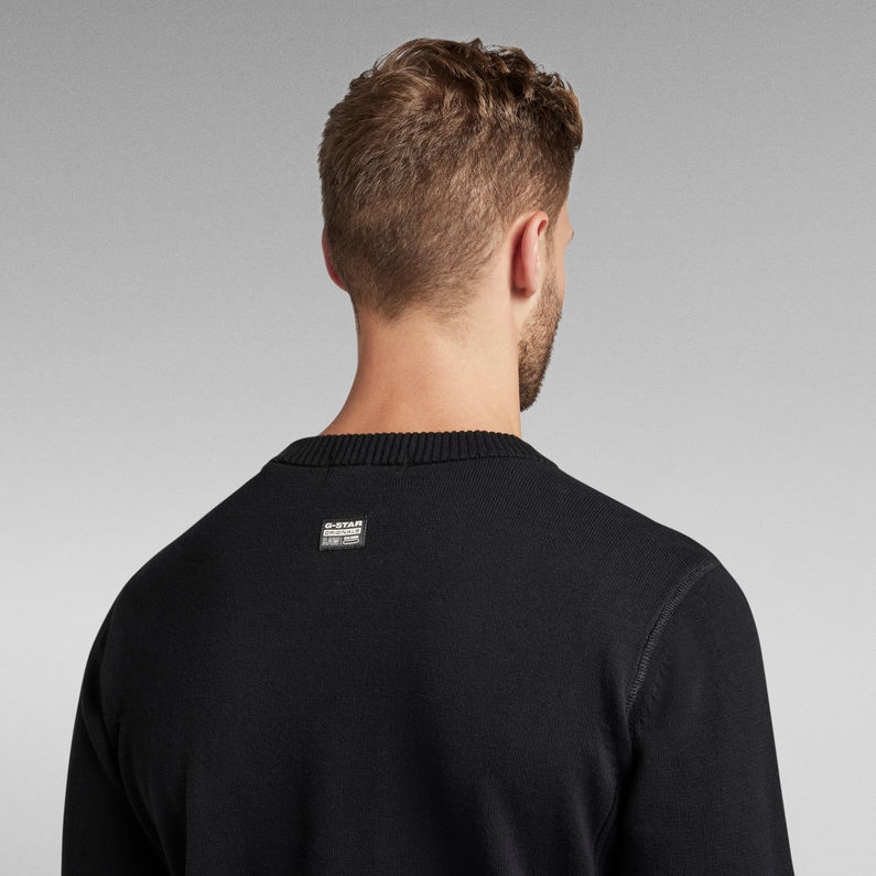 G-Star RAW® Top Classic Sport R Knitted Negro