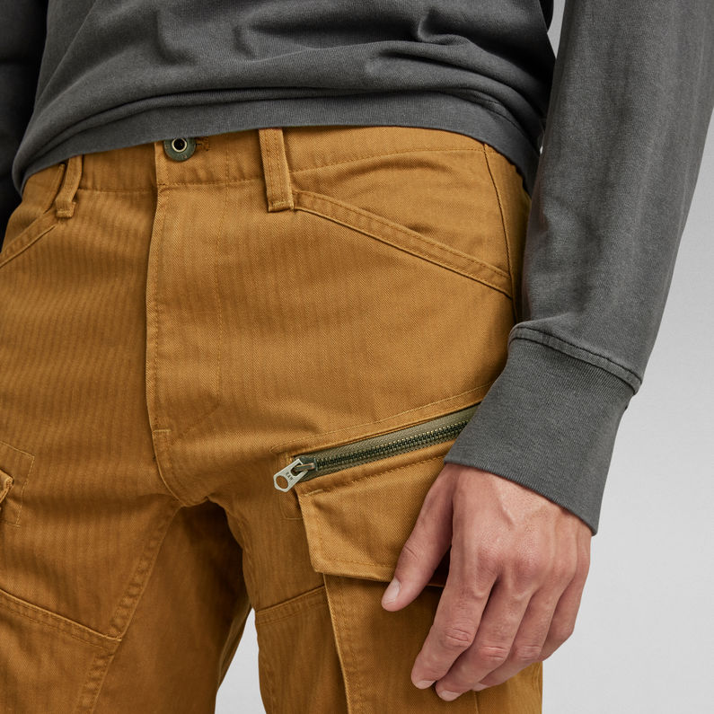 G-STAR® Pantalon Rovic Zip 3D Regular Tapered Brun