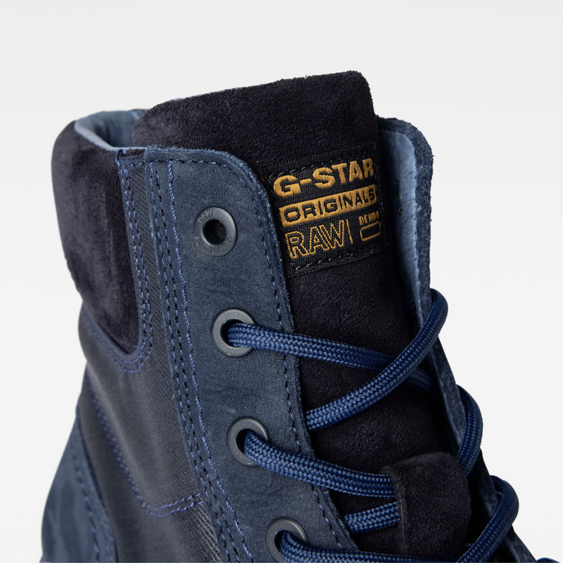 G-STAR® Noxer High Denim Stiefel Dunkelblau detail