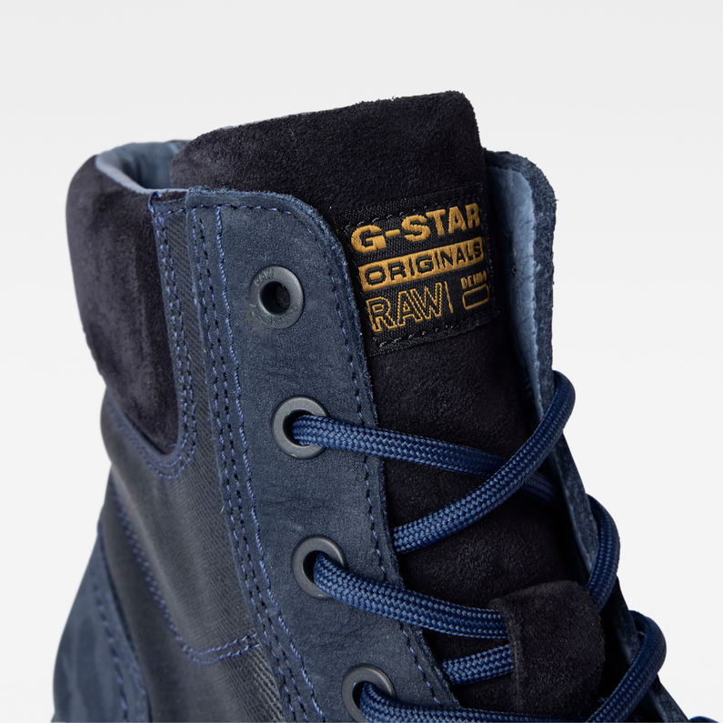 G-Star RAW® Noxer High Denim Boots Donkerblauw detail