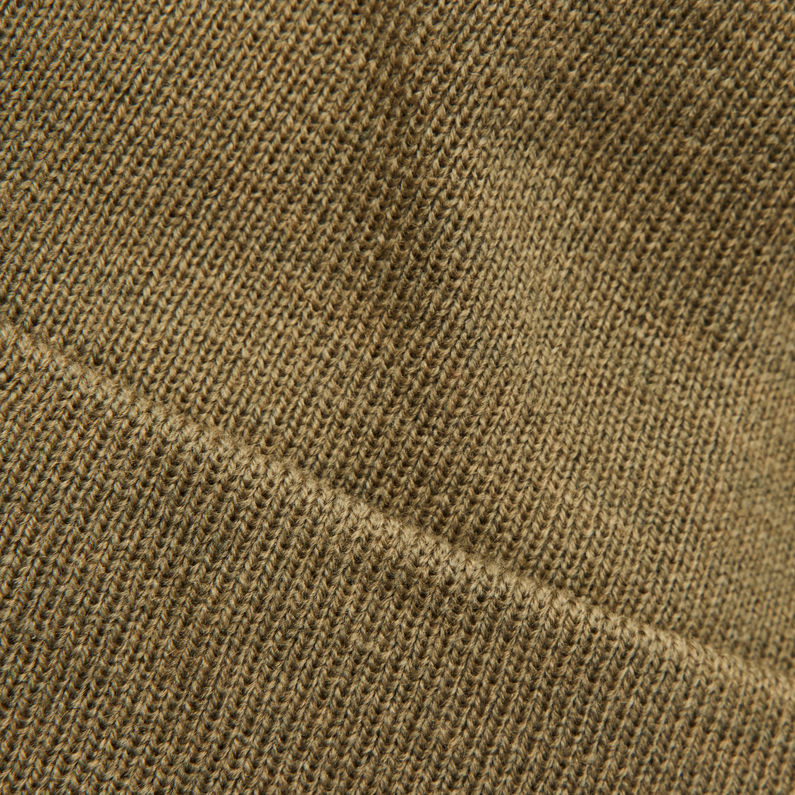 G-STAR® Effo Long Beanie Groen fabric shot