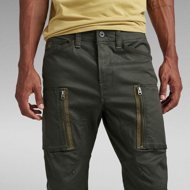 Zip Pocket 3D Skinny Cargo Pants