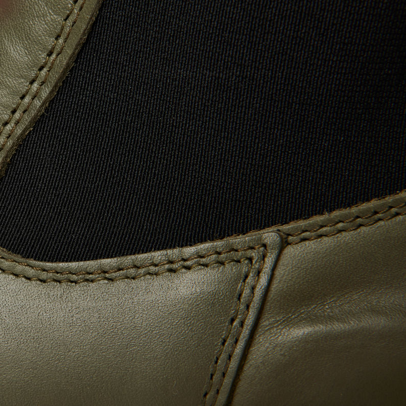 G-Star RAW® Botas Lintell High Chelsea Leather Verde fabric shot