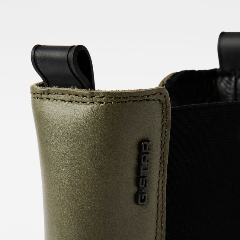 G-Star RAW® Botas Lintell High Chelsea Leather Verde detail