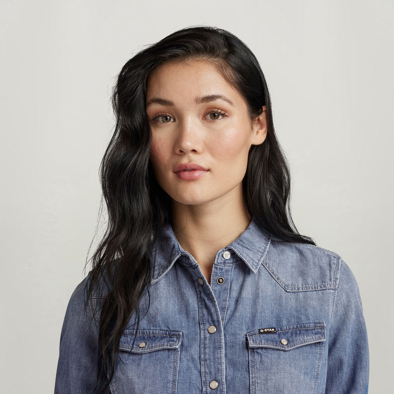 3301 Denim Shirt | Medium blue | G-Star RAW® US