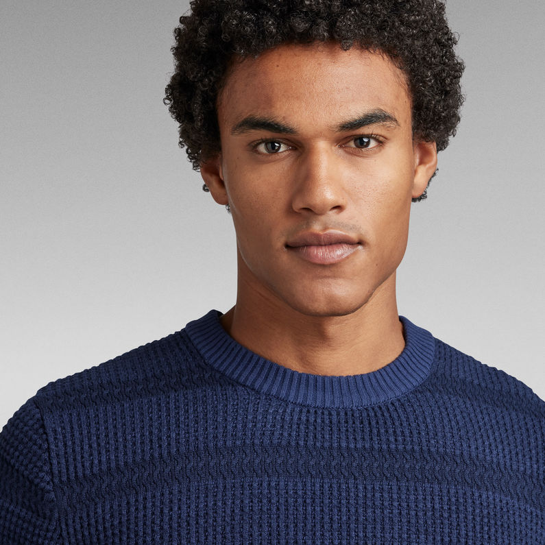 G-STAR® Jersey Charly R Knit Azul oscuro