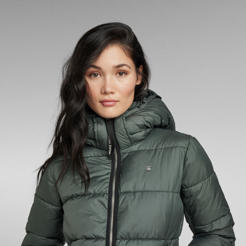 G-STAR® Gewatteerd Overshirt Met Capuchon Meefic Sundu Groen