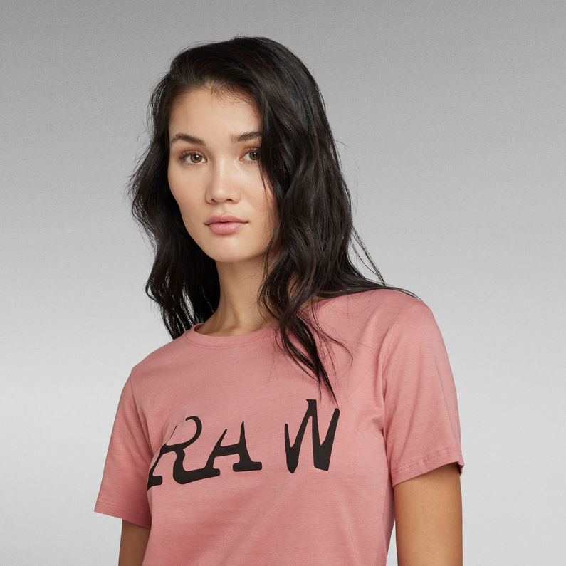 Raw Optic Slim T-Shirt | Pink | G-Star RAW® ZA