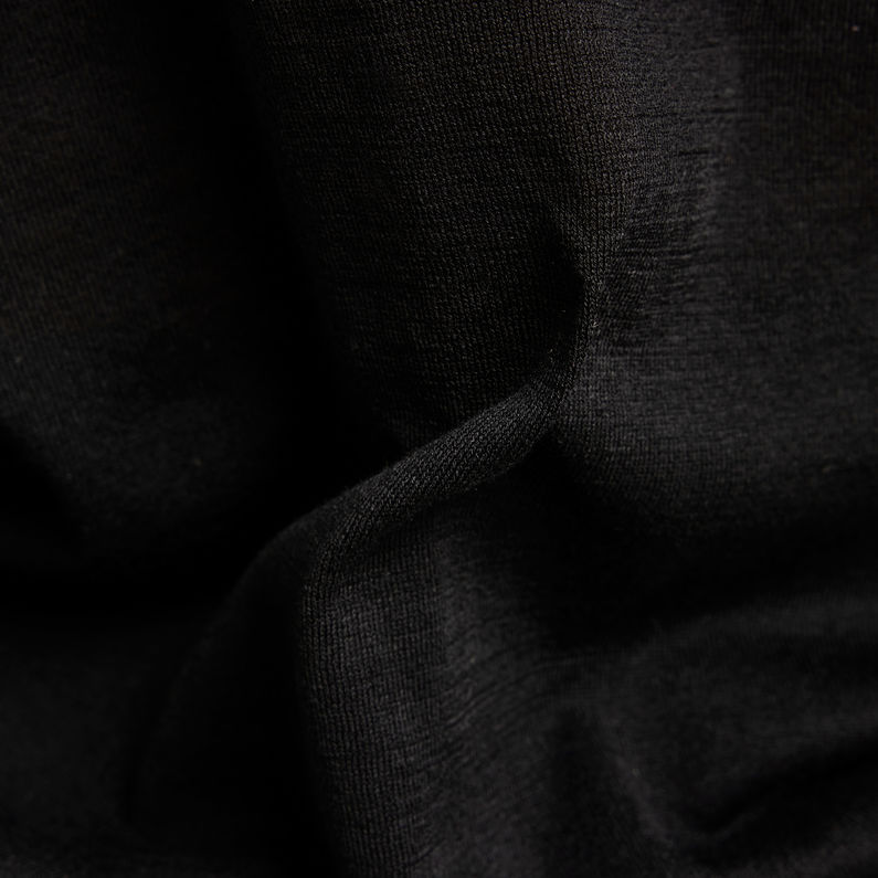 G-STAR® Gebreide Coltrui Core Roll Neck Zwart