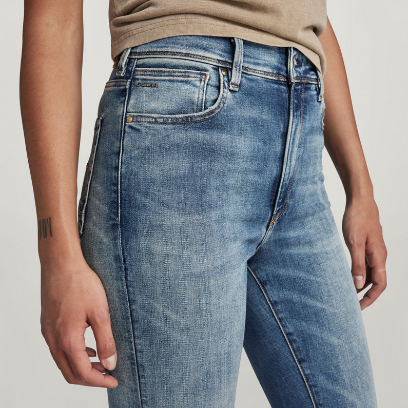 G-Star RAW® Kafey Ultra High Skinny Jeans Midden blauw
