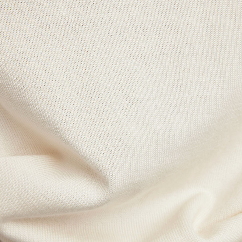G-STAR® Jersey Premium Core Turtle Neck Knitted Blanco