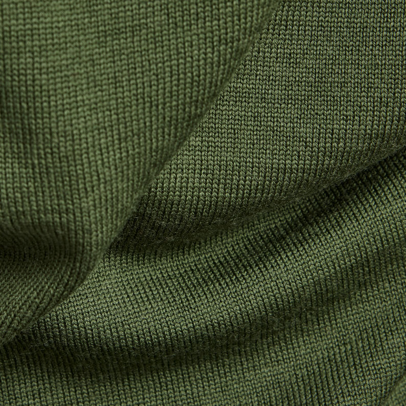 G-Star RAW® Premium Core Mock Turtle Knitted Pullover Grün