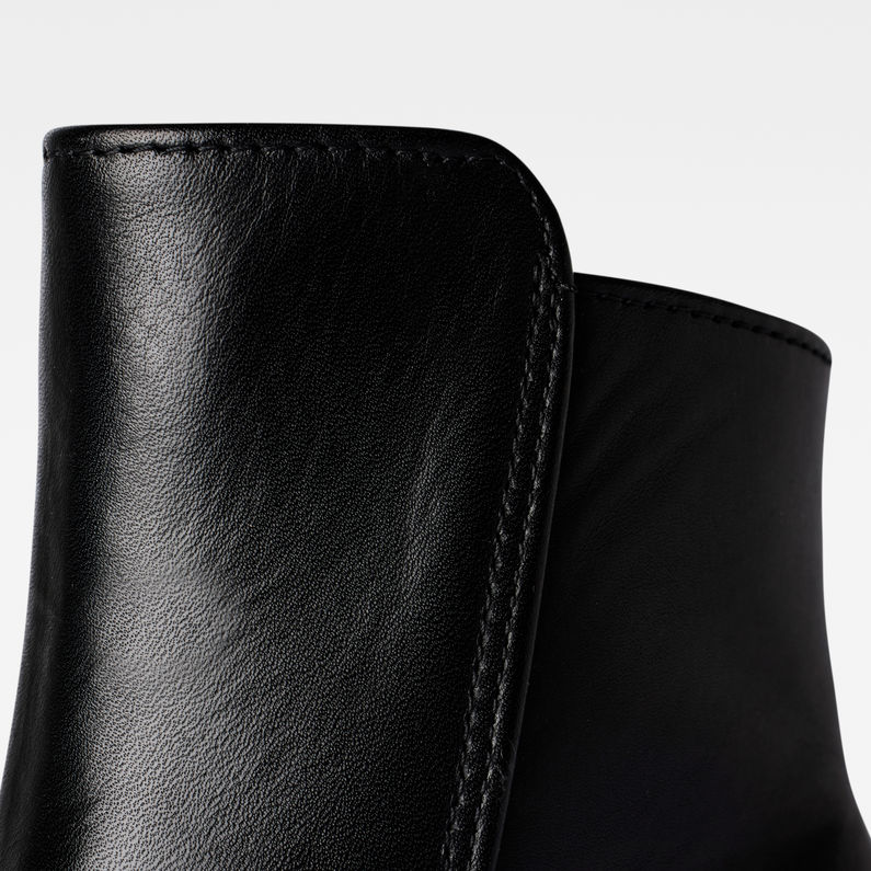 G-STAR® Bottines Tacoma II Leather Zip Noir detail