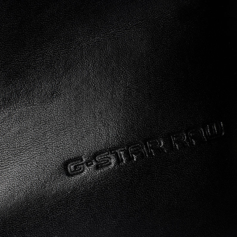 G-Star RAW® Botas Tacoma II Leather Zip Negro fabric shot