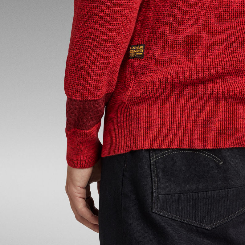 G-Star RAW® Charly Knitted Sweater Rot