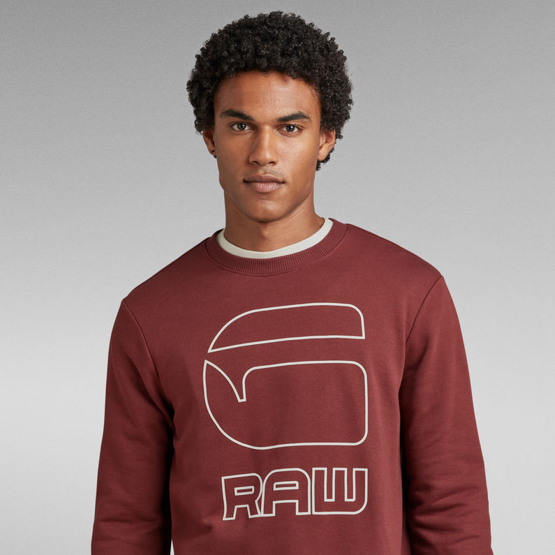 G-Star RAW® Graphic GRAW Sweater Bruin
