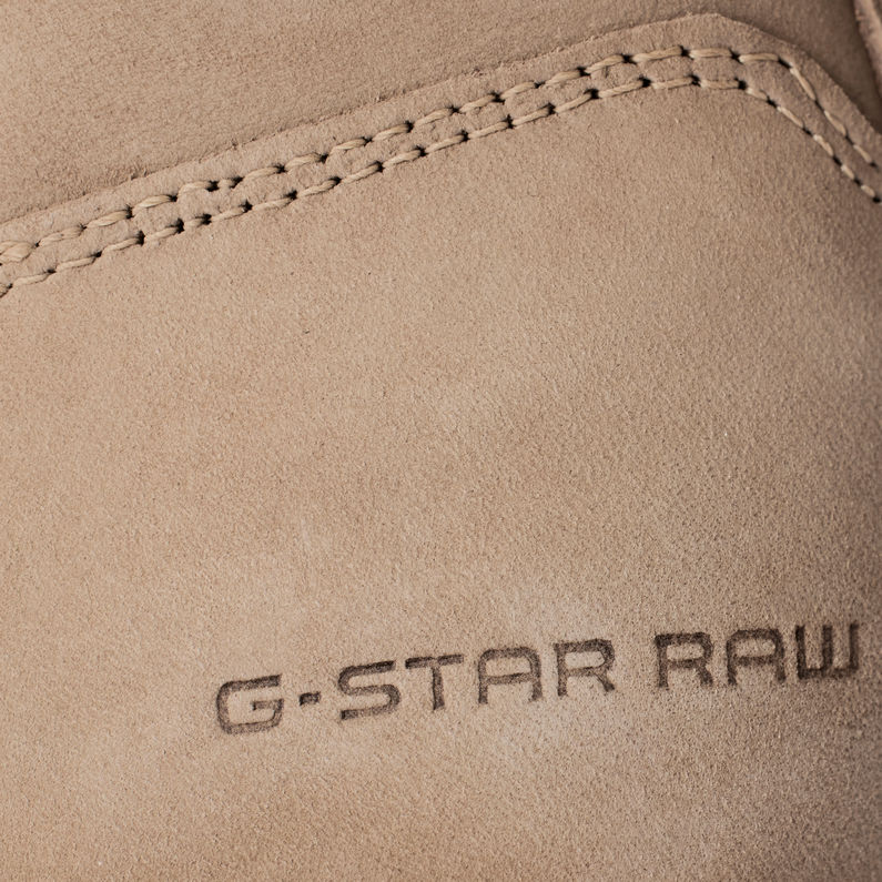 G-STAR® Kafey High Lace Nubuck Boots Brown fabric shot