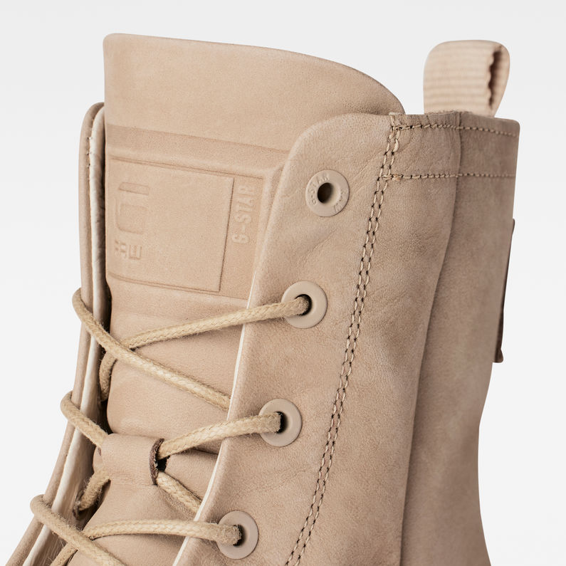 G-STAR® Kafey High Lace Nubuck Boots Brown detail