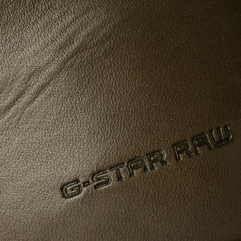 G-Star RAW® Botas Tacoma II Leather Zip Verde fabric shot