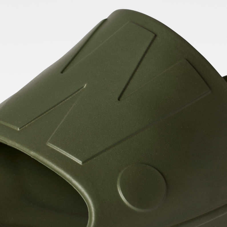 G-STAR® D Staq Tonal Pantoletten Grün detail