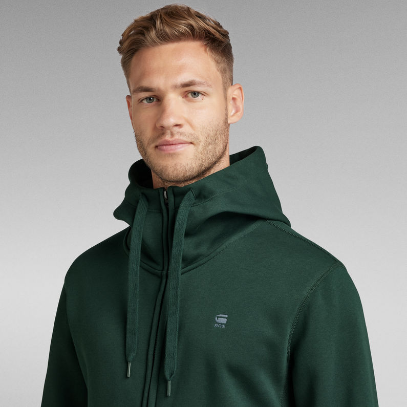 G-Star RAW® Sudadera Premium Core Hooded Zip Verde
