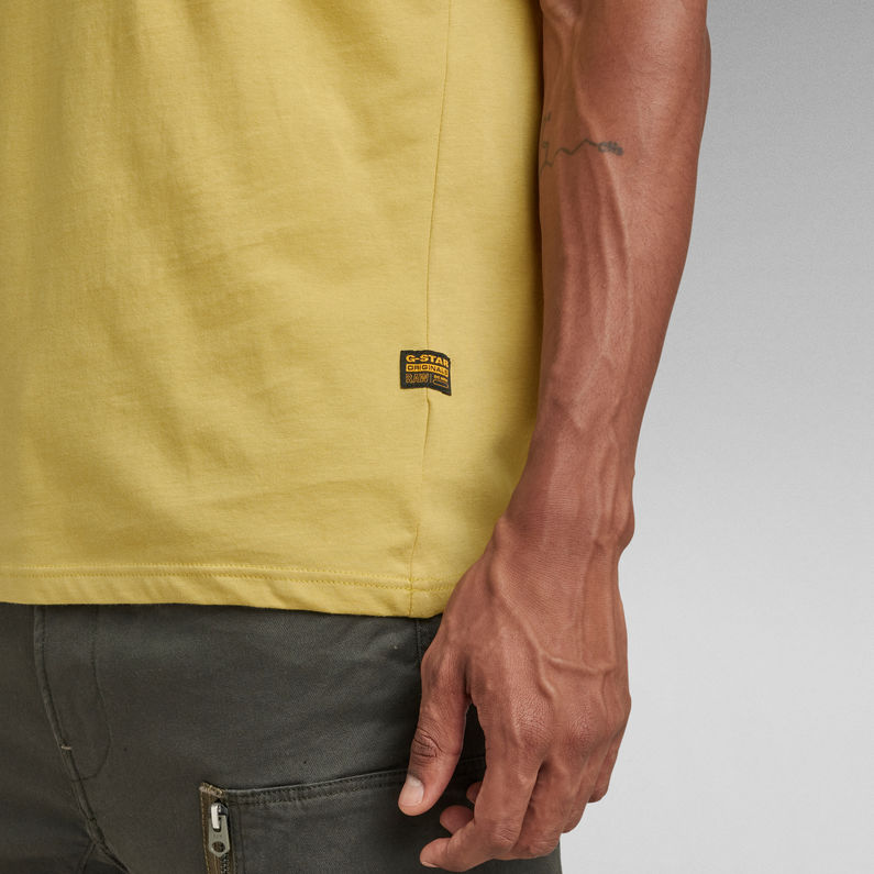 G-Star RAW® Camiseta Graphic Core Straight Amarillo