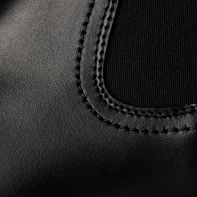 G-Star RAW® Botas Scutar Chelsea Leather Negro fabric shot