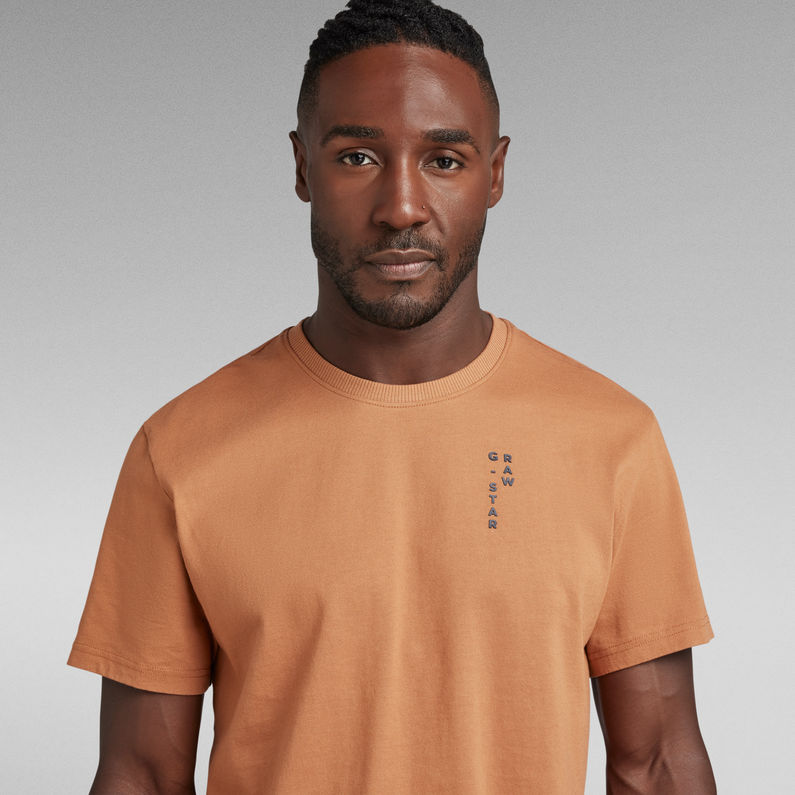 G-STAR® Back Graphic Text T-Shirt Braun