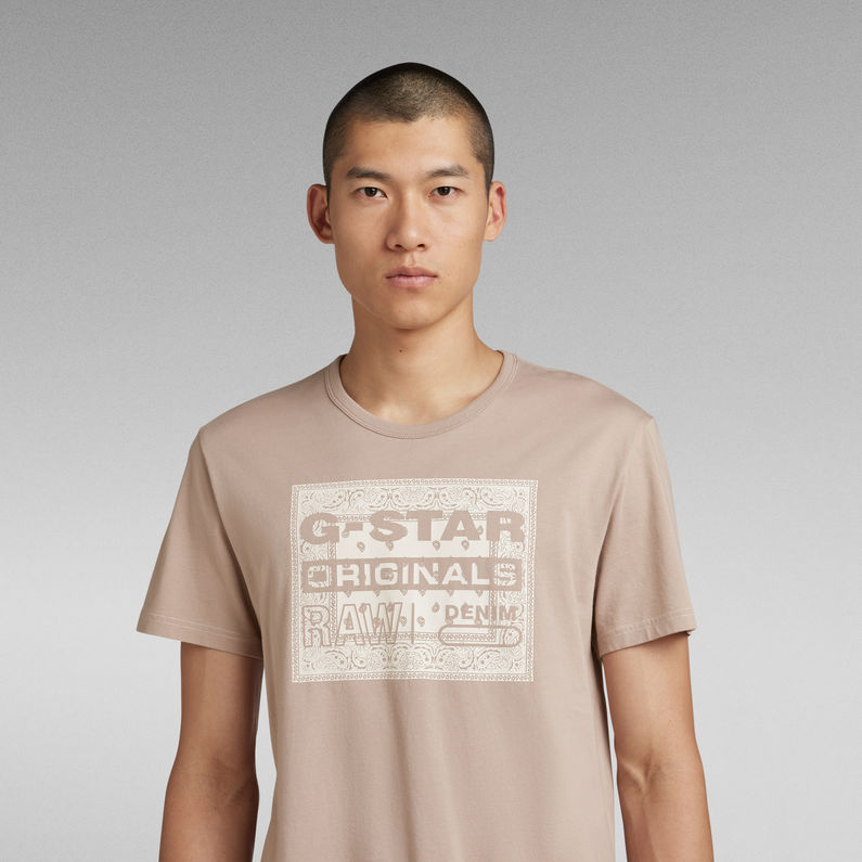 G-Star RAW® Bandana T-Shirt Purple