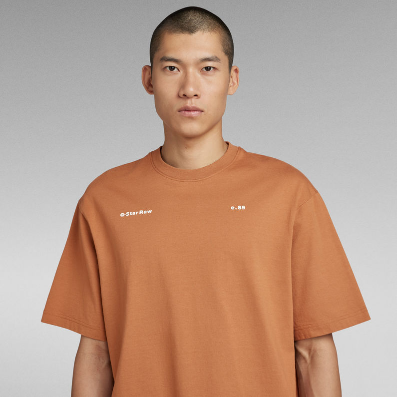 G-STAR® Unisex Boxy Base T-Shirt Braun