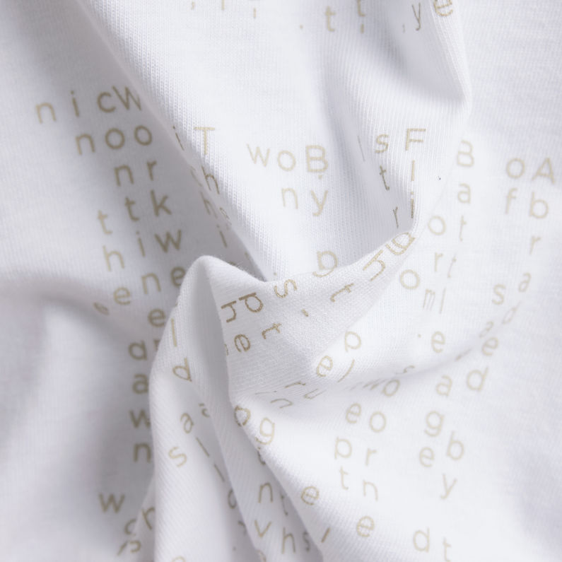 G-STAR® Back Graphic Text T-Shirt Weiß