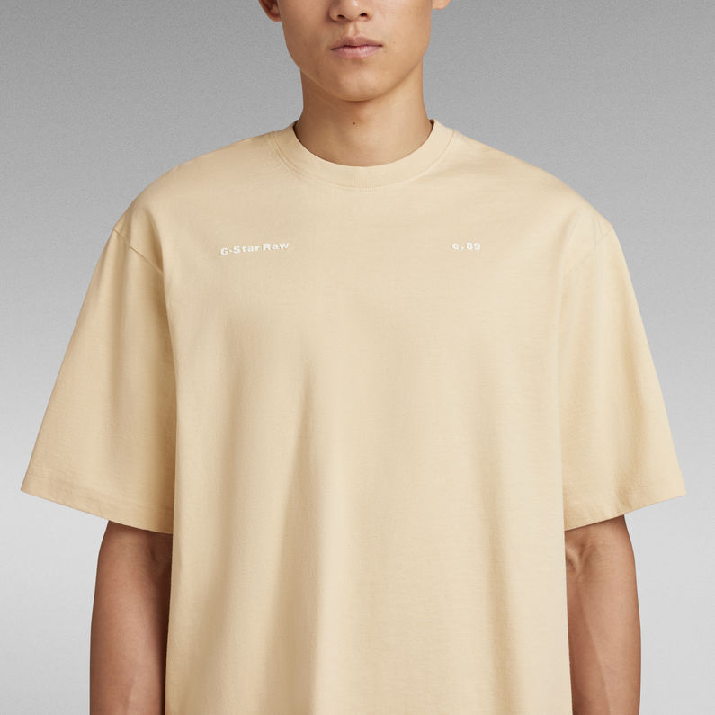 G-STAR® Unisex Oversized Boxy Base T-Shirt Beige