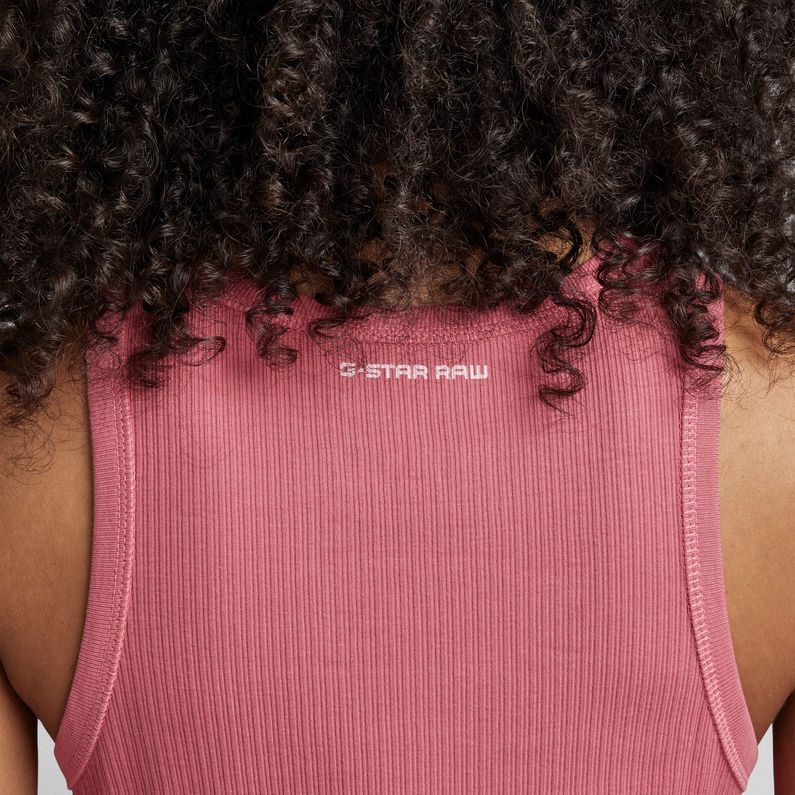 G-STAR® Vestido Tank Slim Rosa