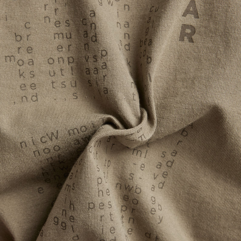 G-STAR® Back Graphic Text T-Shirt Grün