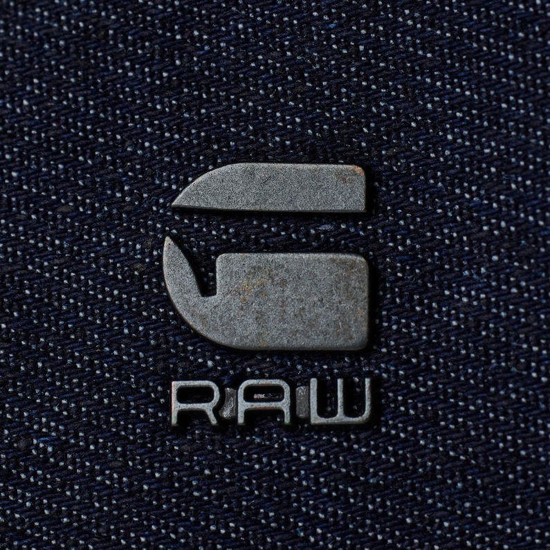 G-Star RAW® Theq Run Black Outsole Denim Sneakers Multi color fabric shot