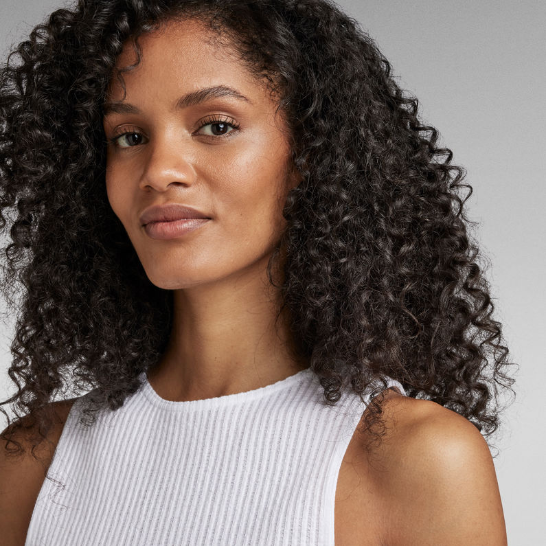 G-STAR® Débardeur 3D Rib Blanc