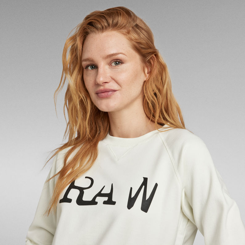 G-Star RAW® RAW Graphic Straight Sweater Lichtblauw