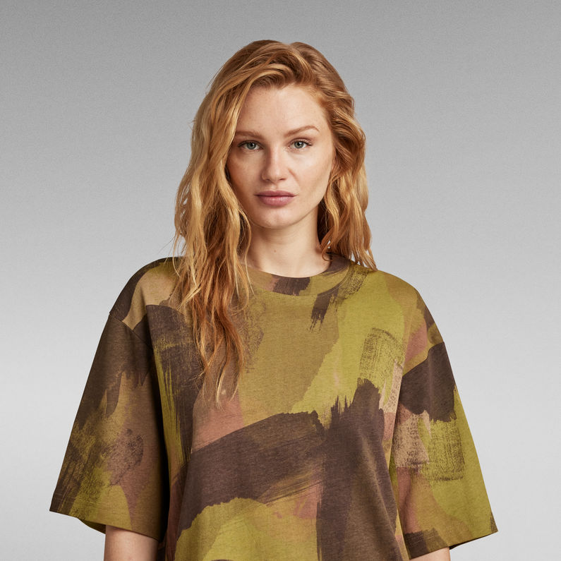 G-STAR® Boxy U T-Shirtjurk Allover Meerkleurig