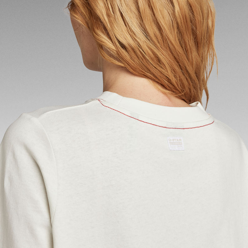 G-STAR® Threads Graphic Boxy Top Hellblau