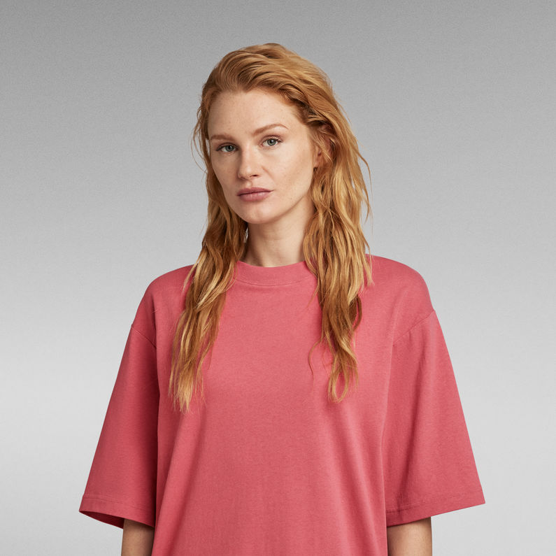 g-star-boxy-u-tee-dress-pink