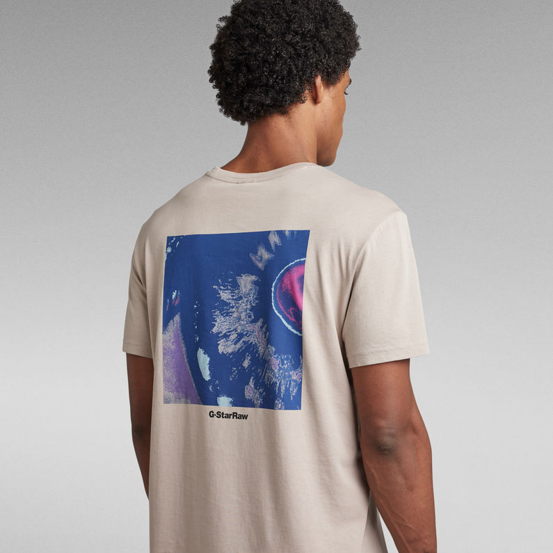 G-STAR® Back Photo Print T-Shirt Lila