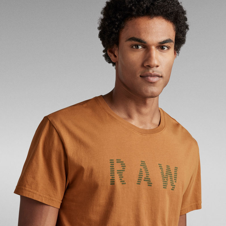RAW T-Shirt | Brown | G-Star RAW® ZA