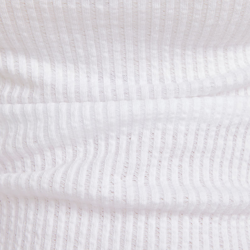 G-STAR® Haut Deep Scoop Ultra Slim Blanc