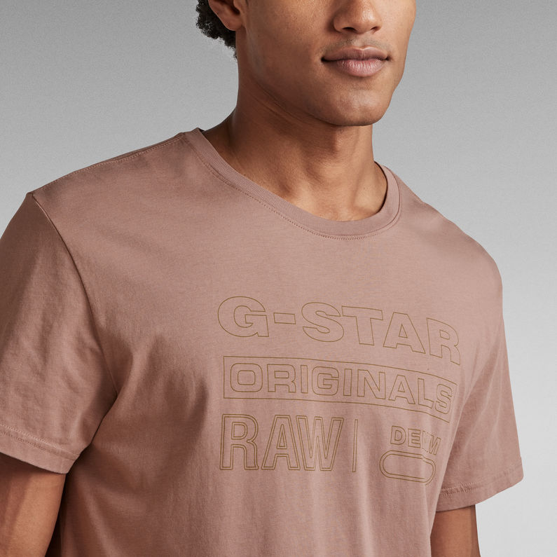 g-star-raw-t-shirt-originals-brun
