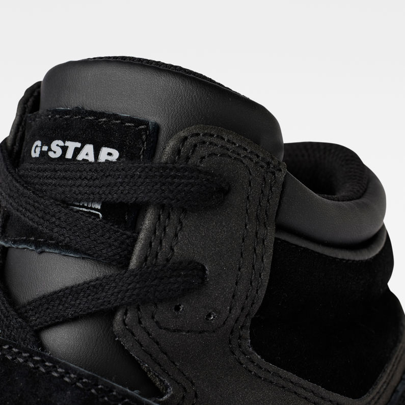 G-STAR® Attacc Mid Tonal Sneakers Zwart detail