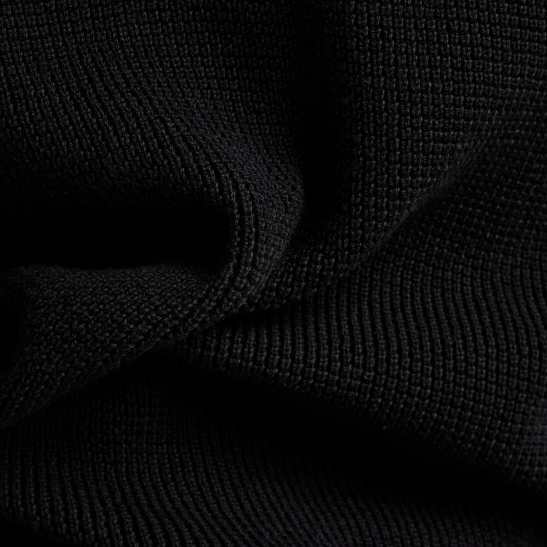 G-Star RAW® Dast Shearling Knitted Bodywarmer Black