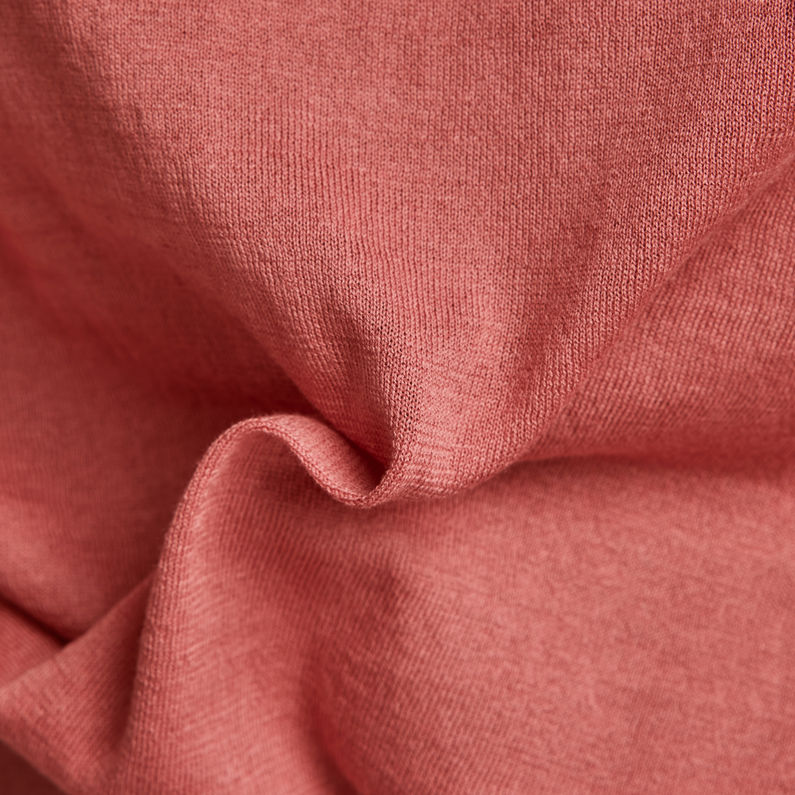 G-STAR® Core Round Neck Knitted Sweater Pink