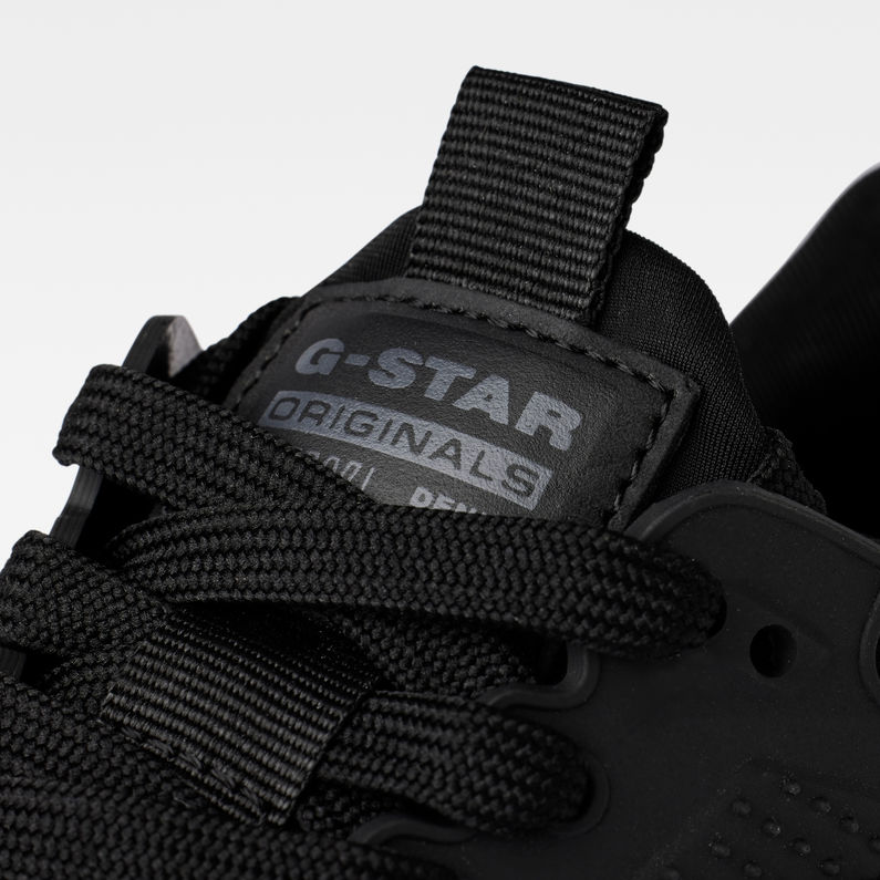 G-Star RAW® Theq Run Logo TPU Sneaker Schwarz detail